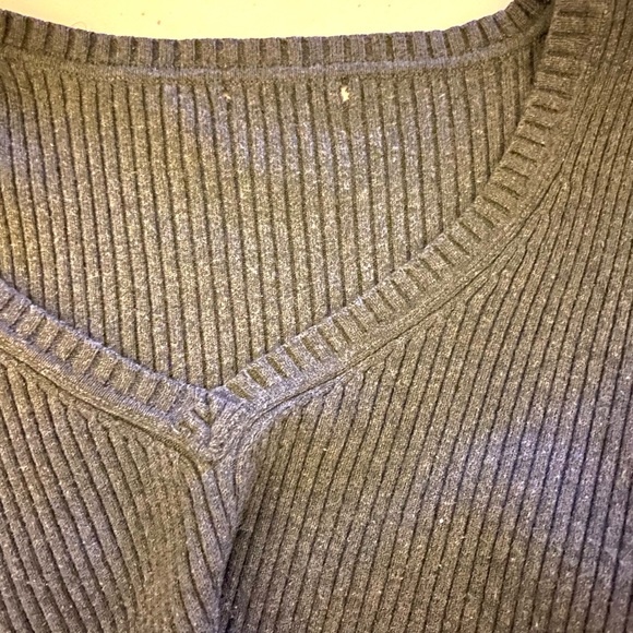 Women’s Charcoal Grey Long Sleeve Sweater - Picture 5 of 9